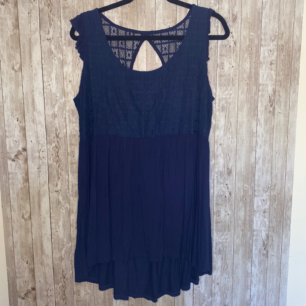 Blue tank